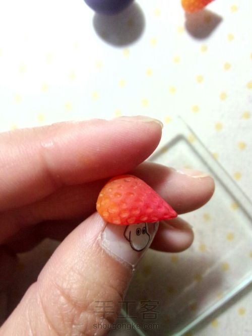 【mini软陶草莓🍓】 第9步