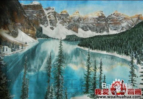 [转]水粉风景画 第17步