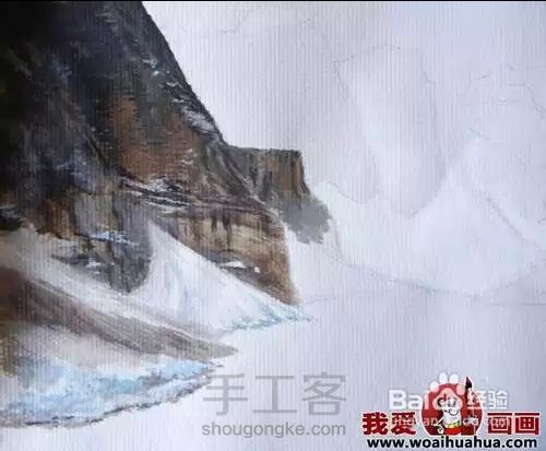 [转]水粉风景画 第4步