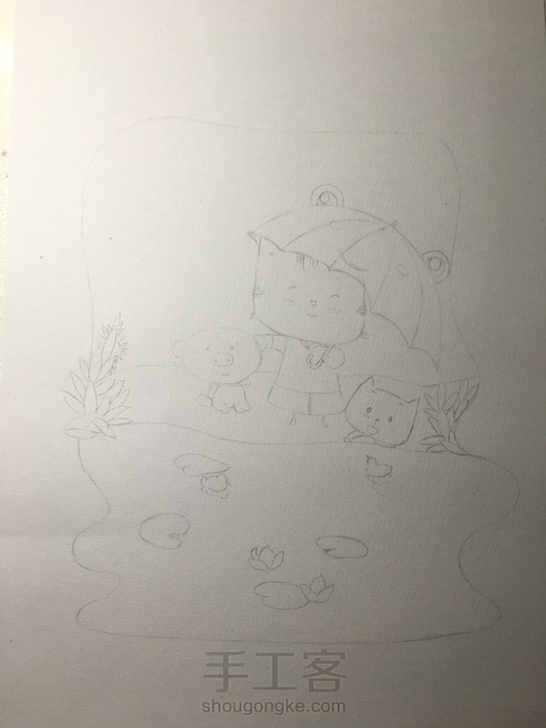 水彩装饰画 儿童 第1步