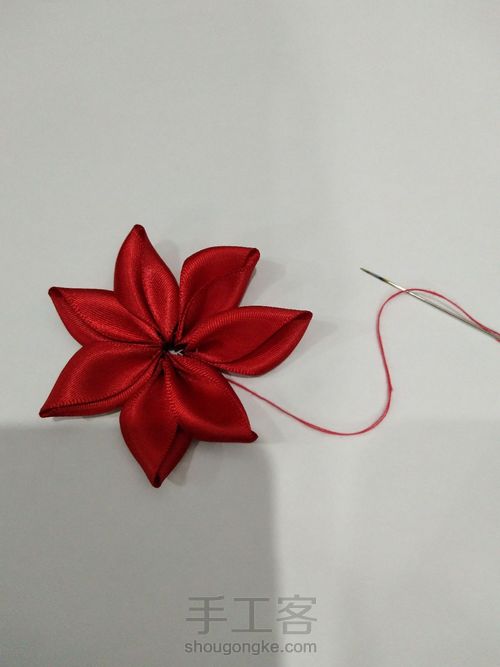 美美哒7瓣花 第6步