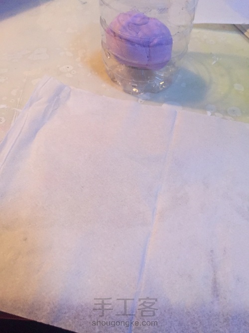 自制纸粘土 第4步
