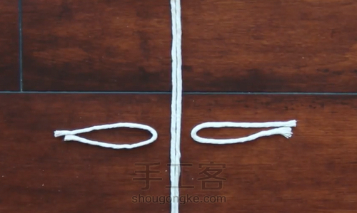 羽毛的编法,消灭线头的好办法 第3步