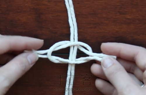 羽毛的编法,消灭线头的好办法 第7步