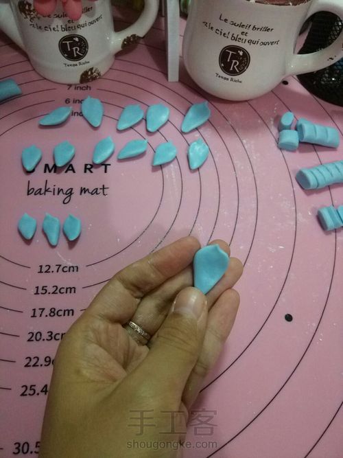 软陶多肉 第1步