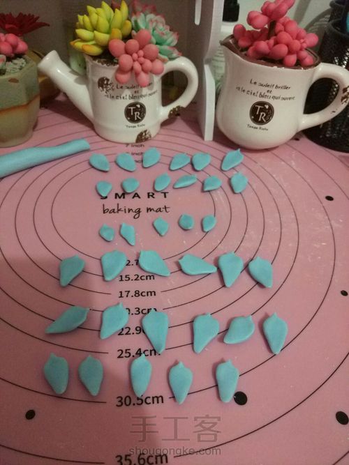 软陶多肉 第5步