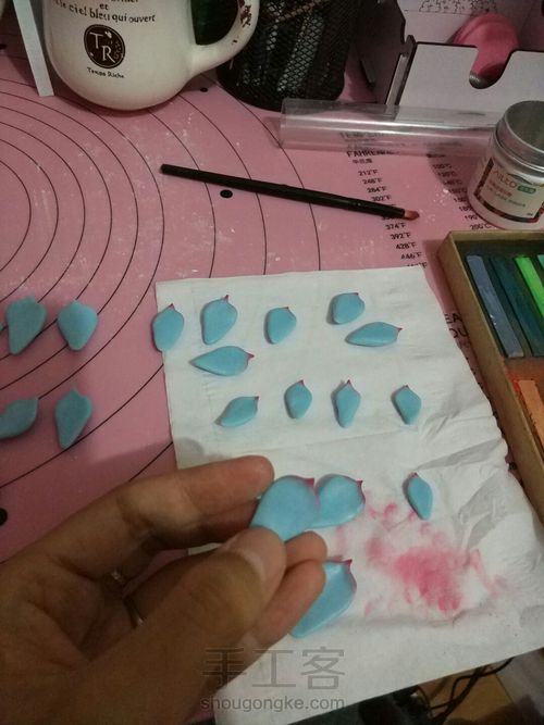 软陶多肉 第6步