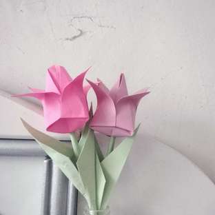 折纸郁金香