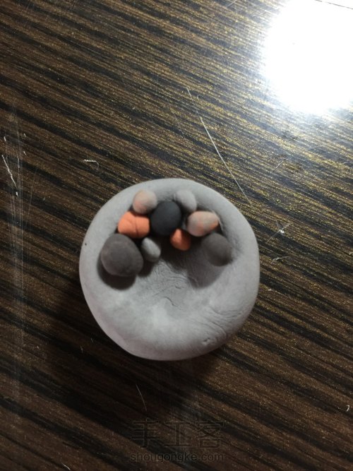 【Blank手作】卡哇伊的粘土多肉 第2步