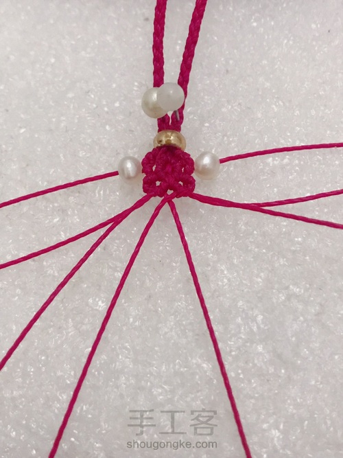 珍珠尾扣 第10步