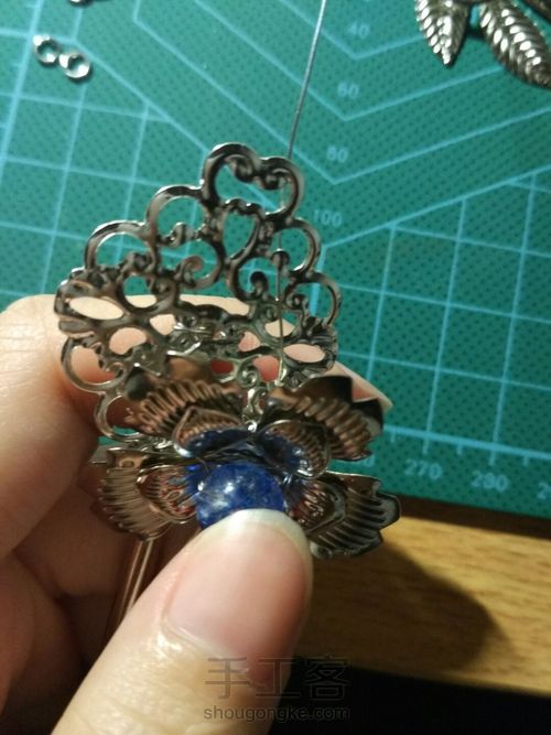 【璃彩】原创古风发簪教程 第10步