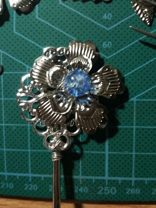 【璃彩】原创古风发簪教程 第11步