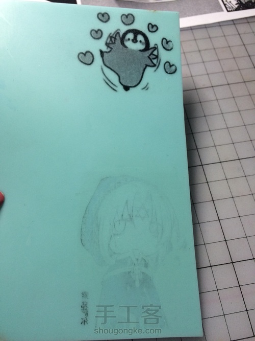 【橡皮章·阿瑾】小萌章大作战！套色vs平留白 第1步