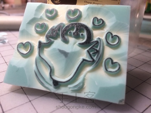 【橡皮章·阿瑾】小萌章大作战！套色vs平留白 第11步