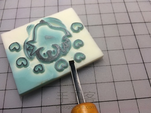 【橡皮章·阿瑾】小萌章大作战！套色vs平留白 第17步