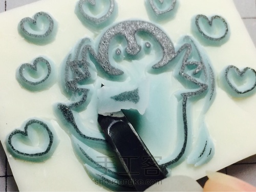 【橡皮章·阿瑾】小萌章大作战!套色vs平留白 第20步