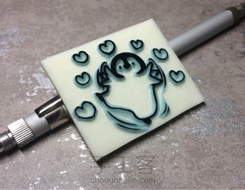 【橡皮章·阿瑾】小萌章大作战!套色vs平留白 第22步