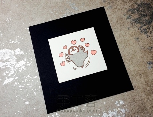 【橡皮章·阿瑾】小萌章大作战!套色vs平留白 第28步