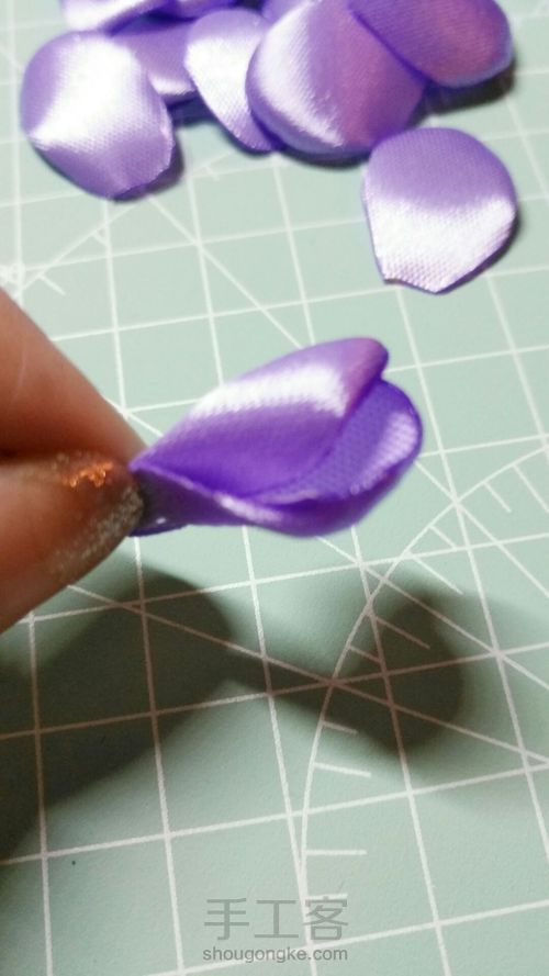 婚用胸花 第5步