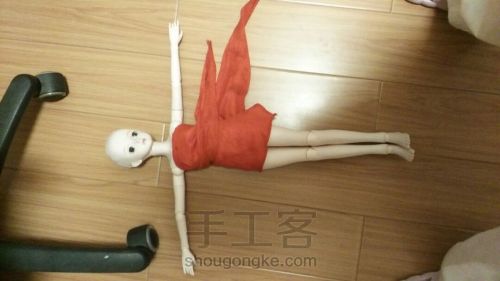 【叶罗丽】红领巾娃衣 第5步
