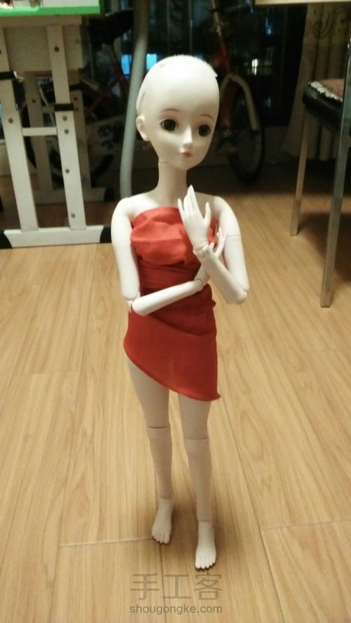 【叶罗丽】红领巾娃衣 第9步