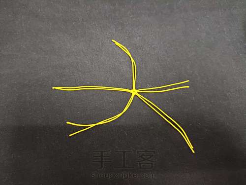 简单线头小花教程(四) 第2步