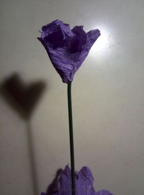 风信子皱纹纸花 第10步
