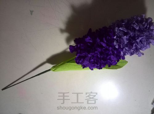风信子皱纹纸花 第17步