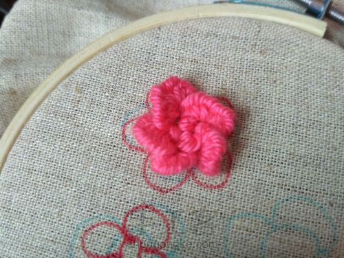 关于卷线绣详细教程 第13步