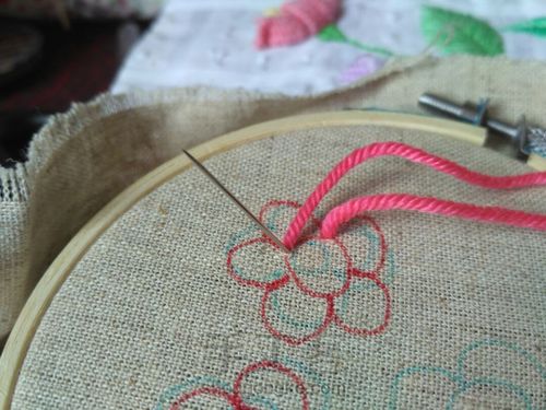 关于卷线绣详细教程 第5步