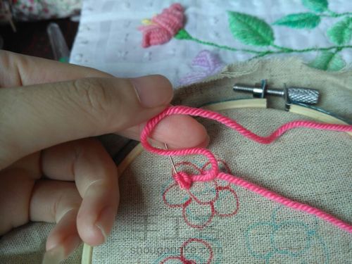 关于卷线绣详细教程 第7步