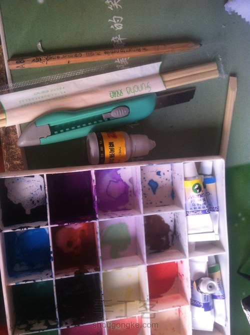 筷子做的钢琴 第1步