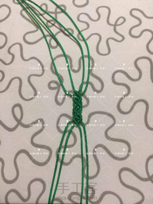 原创 荷包挂饰～剪翠教程（下） 第35步