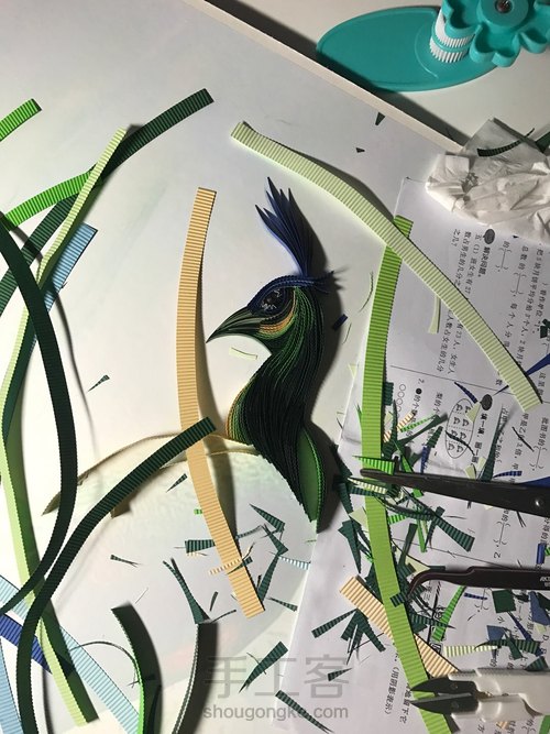 吉祥孔雀 第3步