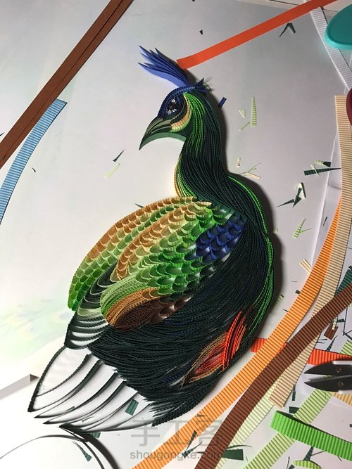 吉祥孔雀 第6步