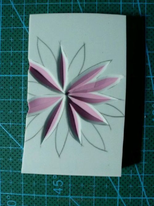 橡皮章之花式留白 第10步