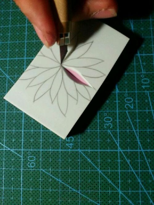 橡皮章之花式留白 第3步