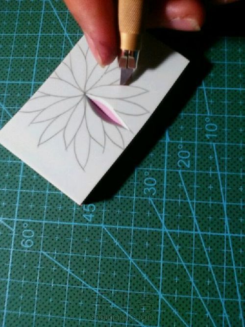 橡皮章之花式留白 第4步