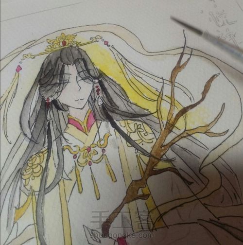 【天官赐福】太子悦神涂色 第10步