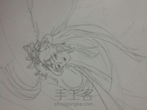 （天官赐福）太子殿下绘画 第4步
