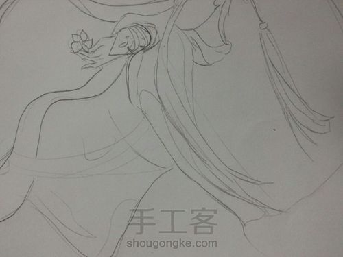 （天官赐福）太子殿下绘画 第5步