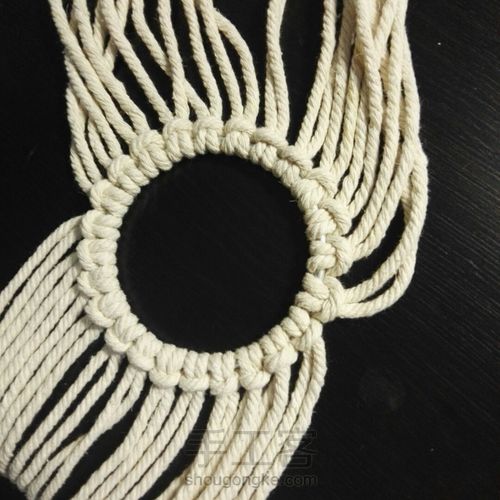 Macrame 初雪 第2步