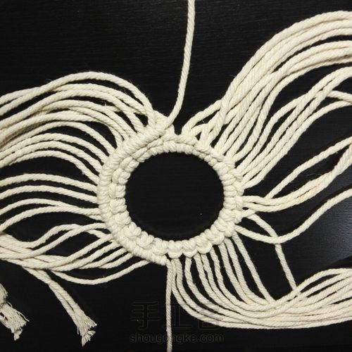 Macrame 初雪 第3步