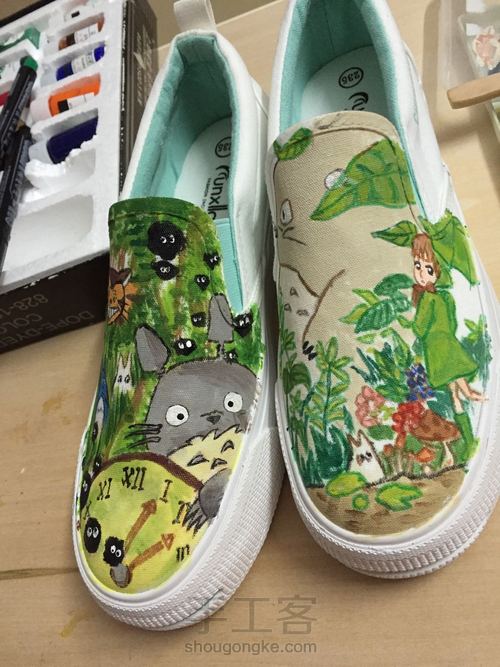 手绘鞋，可以定制哦 第6步