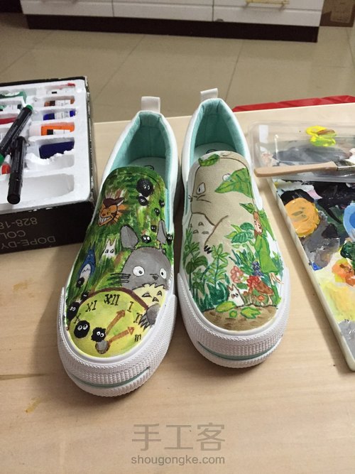 手绘鞋，可以定制哦 第8步