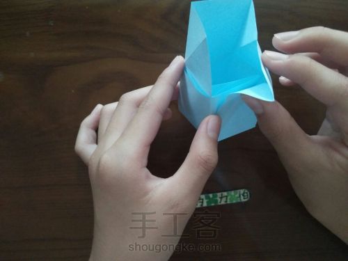 一张纸折小方块[无痕版][原创] 第17步