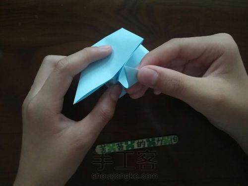 一张纸折小方块[无痕版][原创] 第22步