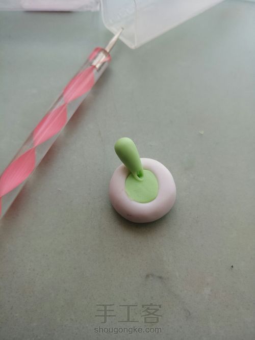 适合新手的可爱粘土多肉 第4步