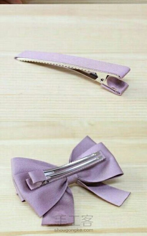 棉带蝴蝶结 第7步