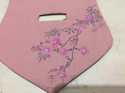 原创手绘翻盖口金包包 第18步